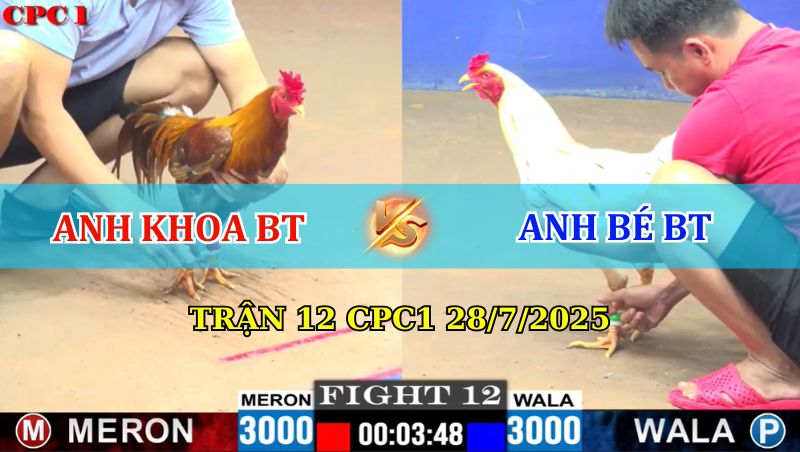 TRẬN 12 CPC1 28/7/2025 KHOA BẾN TRE VS BÉ BẾN TRE 1 Trận 12 CPC1 28/7/2025
