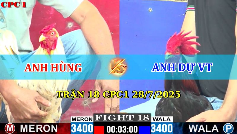 TRẬN 18 CPC1 28/7/2025 ANH HÙNG VS DỰ VŨNG TÀU 1 Trận 18 CPC1 28/7/2025