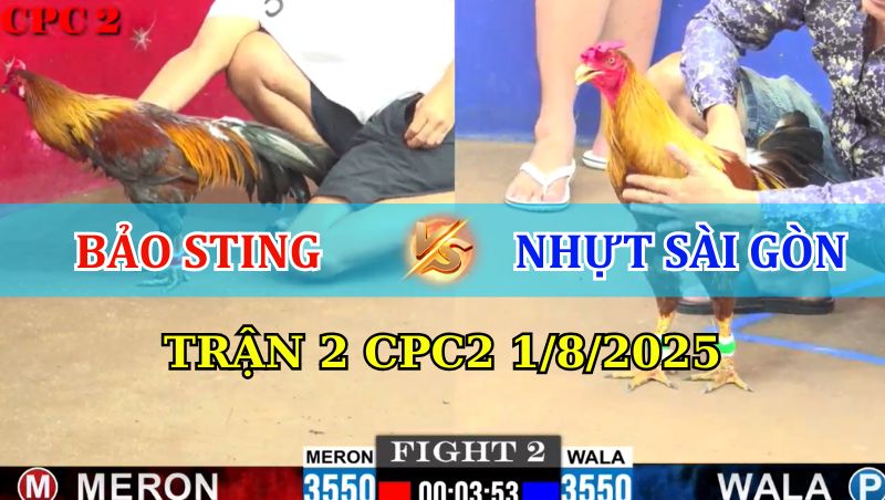 TRẬN 2 CPC2 NGÀY 1/8/2025 BẢO STING VS NHẬT SÀI GÒN 1 Trận 2 CPC2 Ngày 1/8/2025