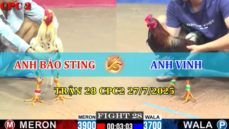 TRẬN 28 CPC2 27/7/2025 BẢO STING VS ANH VINH 1 Trận 28 CPC2 27/7/2025
