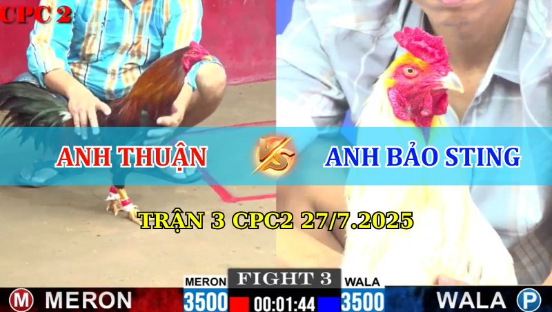 TRẬN 3 CPC2 27/7/2025 ANH THUẬN VS BẢO STING 1 Trận 3 CPC2 27/7/2025