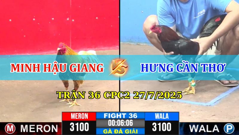 TRẬN 36 CPC3 27/7/2025 MINH HẬU GIANG VS HƯNG CẦN THƠ 1 Trận 36 CPC3 27/7/2025