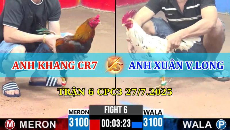 TRẬN 6 CPC3 27/7/2025 KHANG CR7 VS XUÂN VĨNH LONG 1 Trận 6 CPC3 27/7/2025