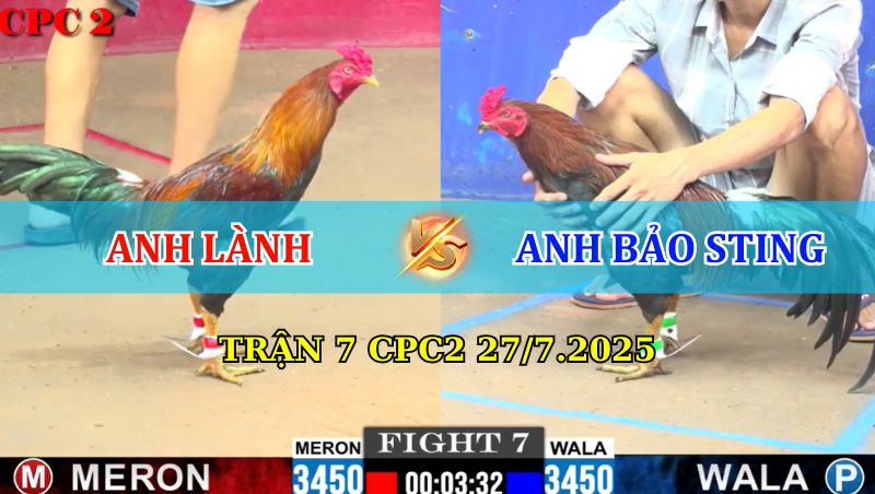 TRẬN 7 CPC2 27/7/2025 ANH LÀNH VS BẢO STING 1 Trận 7 CPC2 27/7/2025