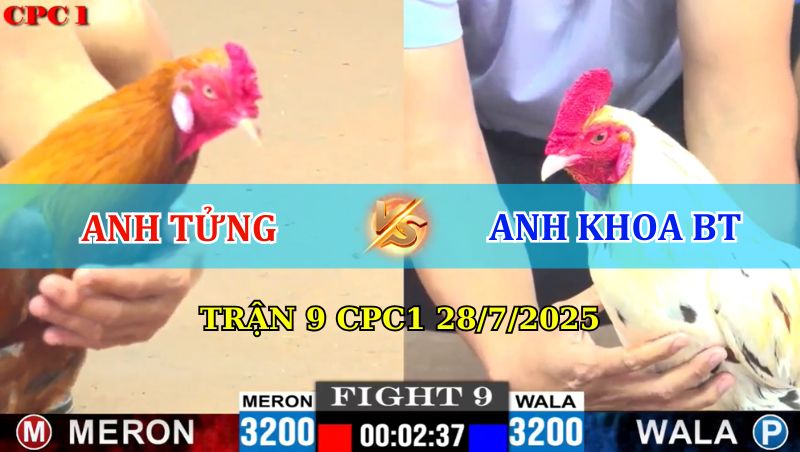 TRẬN 9 CPC1 28/7/2025 ANH TỬNG VS KHOA BẾN TRE 1 Trận 9 CPC1 28/7/2025