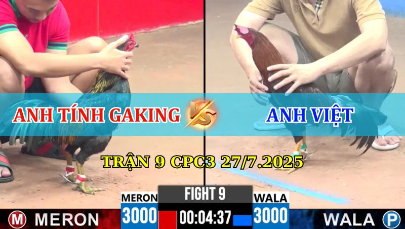 TRẬN 9 CPC3 27/7/2025 TÍNH GAKING VS ANH VIỆT 1 Trận 9 CPC3 27/7/2025