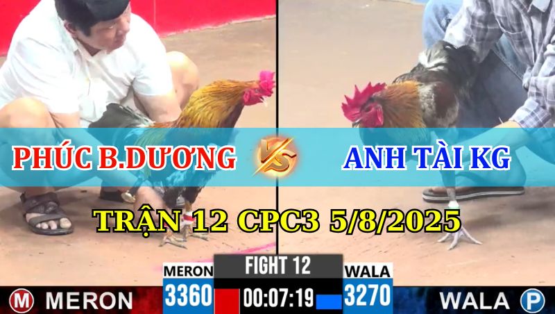 TRẬN 12 CPC3 5/8/2025 TRẬN XỔ 500TR CỦA A PHÚC BÌNH DƯƠNG 1 Trận 12 CPC3 5/8/2025