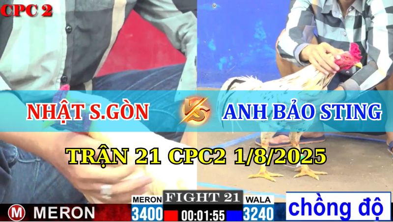 TRẬN 21 CPC2 1/8/2025 BƯỚM HIỆU IDOL LÊN 2 KHÔNG THÀNH CÔNG 1 Trận 21 CPC2 1/8/2025